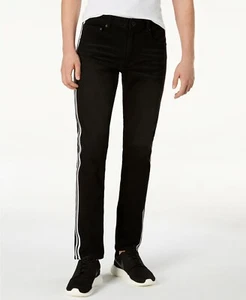 NUEVOS JEANS PARA HOMBRE INC ESTOCOLMO AJUSTADOS A RAYAS LATERALES NEGROS LAVADOS RECORTADOS 30 X 30 - Imagen 1 de 5