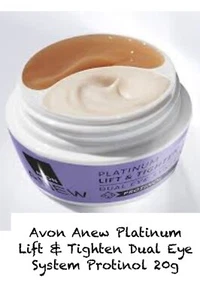 Avon Anew Platinum  Lift & Tighten Dual Eye System Cream PROTINOL 20ml - Picture 1 of 1