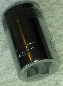 Vintage Craftsman 1/2 drive 17mm 12pt shallow socket 44237 v series USA new - Picture 1 of 2