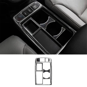 Cubierta de portavasos para consola central de fibra de carbono para Honda CRV CR-V 2015-2016 - Imagen 1 de 10