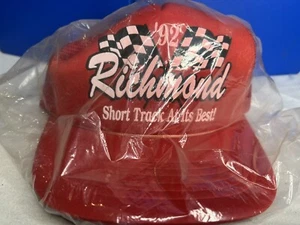 ‘92 RICHMOND INTERNATIONAL RACEWAY - “SHORT TRACK” NASCAR CAP HAT VINTAGE NEW - Picture 1 of 2