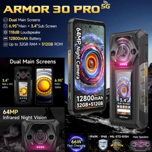 Smartphone Ulefone Armor 30 PRO Resistente Android 14 Constructor NFC Móvil Doble Pantalla - Imagen 1 de 24