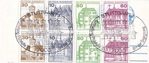 Deutschland 1980 MiNr. "MH23d oZ Komplettheft GEBRAUCHT SEHR GUTER ZUSTAND ""STUTTGART" - Bild 1 von 3