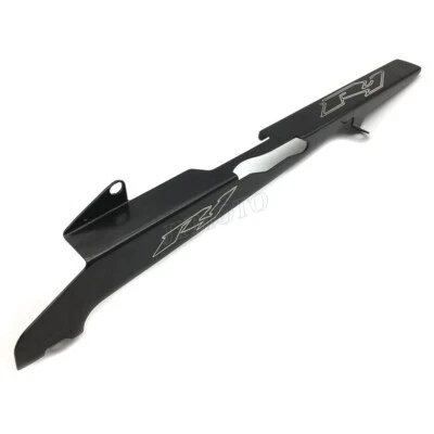 Cubierta protectora de cadena de aluminio negra apta para Yamaha YZF-R1 2002-2003 Foto 1 de 4