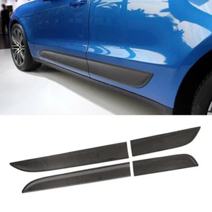 Juego de cubierta de placa de moldura lateral de puerta de fibra de carbono para Porsche Macan 2014-2019 - Imagen 1 de 6