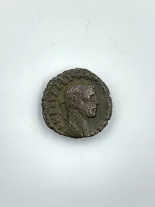 Tetradracma di Diocleziano d'Egitto 284-305 d.C. Antica Moneta Romana Bronzo Rev. Aquila - Foto 1 di 6