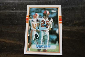 SCOTT CASE ATLANTA FALCONS HANDSIGNIERTE KARTE - Bild 1 von 1