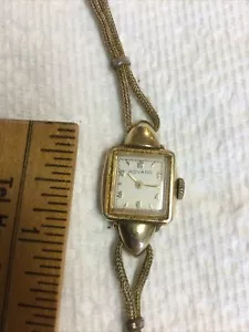 Magnificent Antique Vintage Women’s Movado Wind-Up Watch 14K Gold Filled Working - Picture 1 of 9