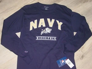 USN United States MIDSHIPMEN US NAVY Langarm T-Shirt NEU / ETIKETT . MEDIUM - Bild 1 von 7