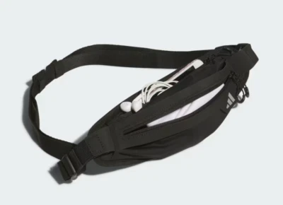 NUEVO CON ETIQUETAS Adidas $30 BOLSO CINTURA RUNNING, Negro Foto 1 de 4