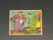 G-Men Heroes of the Law, Gum Inc (R60) #126, VERY NICE CARD!!!