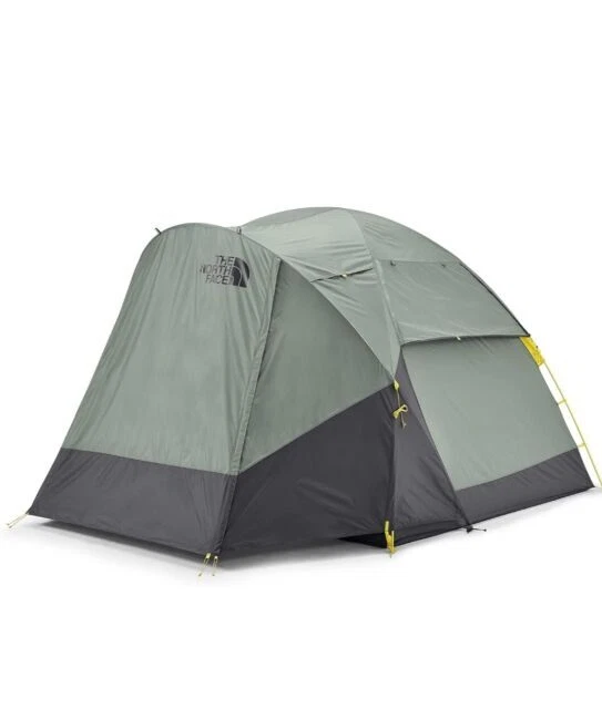The North Face Wawona 4-Person Camping Tent - Agave Green/Asphalt Gray