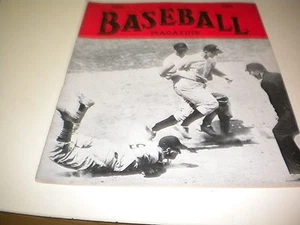 1943 BASEBALL MAGAZINE OCT. Babe RUTH, Ted WILLIAMS BACK COVER!! - Picture 1 of 2