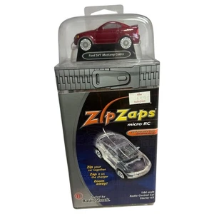BRAND NEW Ford Mustang Cobra ZIP ZAPS Micro RC Car, By RadioShack! Sealed - Picture 1 of 5
