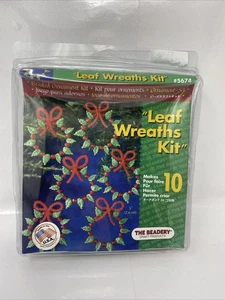 The Beadery Craft Blattkränze Kit Perlen Ornament ergibt 10 - Bild 1 von 9
