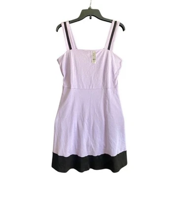 New York & Company Shift Dress Womens Medium Purple 100% Cotton Sleeveless NWT - Image 1 of 4
