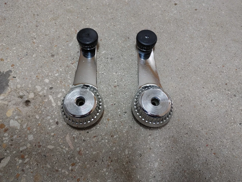 Juego de manivela de ventana interior para camioneta Dodge Sweptline 1968-1971 D100-D500 W100-W500 Foto 1 de 3