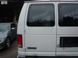 1992-2007 Ford E-250 Rear Back Door Driver Left W/ Window OEM YZ - Picture 1 of 3