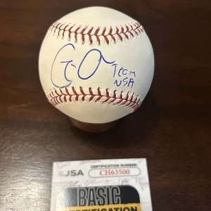Gavin Cecchini Signed Brand New ROMLB Baseball. NY METS JSA CERT - Picture 1 of 4