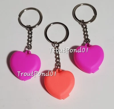 Tupperware Llaveros Corazón Llavero Lote Colores Neón Rosa Naranja Set 3 Medallones Foto 1 de 4