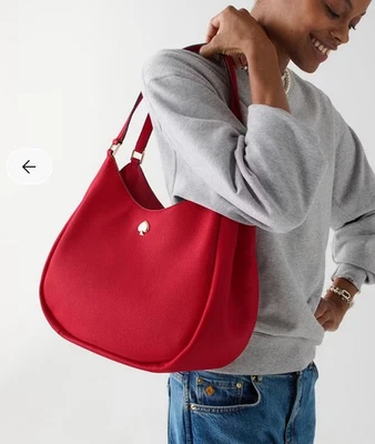 Bolso de Hombro Kate Spade Cuero Kayla Grande 3 Compartimentos Cereza Perfecta Nuevo con Etiquetas Foto 1 de 3