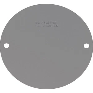 Sigma Electric 14241 Estampado Acero Gris 2 Velocidades Redondo Caja Plana Cubierta 4.14 pulgadas - Imagen 1 de 1