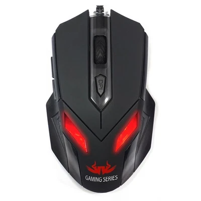 Sumvision Zark Wired Gaming Mouse USB 7 Colour LED Light 2400DPI PC Laptop - Image 1 of 2