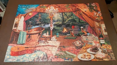 Ravensburger Cozy Glamping 500 件大号拼图适用于所有年龄段 — 第 1/2 张图片