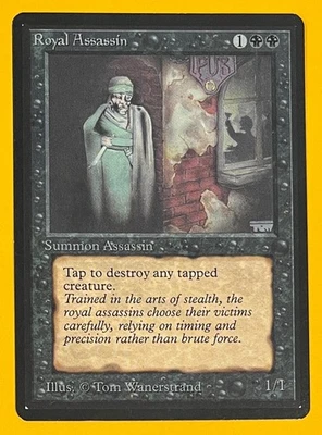MTG ROYAL ASSASSIN Beta (OldManMTG 012-227) - Image 1 of 4