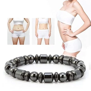 Magnetic Therapy Weight Loss Bracelet Pentagram Stone Pain Relief Jewelry - Picture 1 of 9
