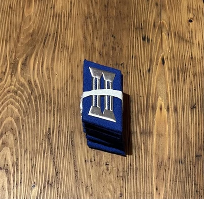 Kragenspiegel Volkspolizei blau DDR Transportpolizei Trapo Polizei NVA - Bild 1 von 2