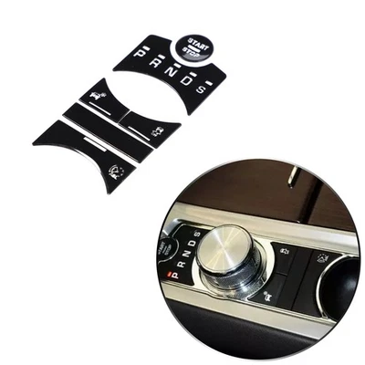 For Jaguar XF 2012-2015 Stainless Steel Center Console Shift Button Trim Cover - Image 1 of 4