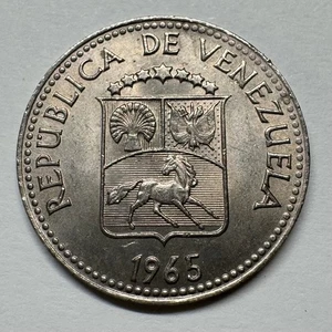 1965 Venezuela 5 Centimos - Coin #C-042 - Picture 1 of 2