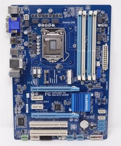 Gigabyte GA-Z77-DS3H Rev 1.0 Intel Z77 ATX Mainboard Sockel 1155 (#1800) - Afbeelding 1 van 3