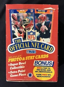 🔥1989 NFL Pro Football Wachsbox - unberührt - Original Tape Seal noch intakt🔥 - Bild 1 von 3