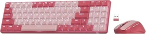 Redragon BS8772 78 Keys Wireless Low-Profile Keyboard and Ergonomic Mouse Combo - Picture 1 of 9