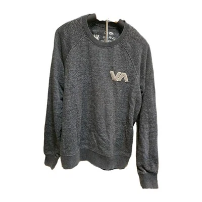 RVCA VA Artist Network Program Men’s Small Gray Crewneck Pullover Sweatshirt  - Image 1 of 4