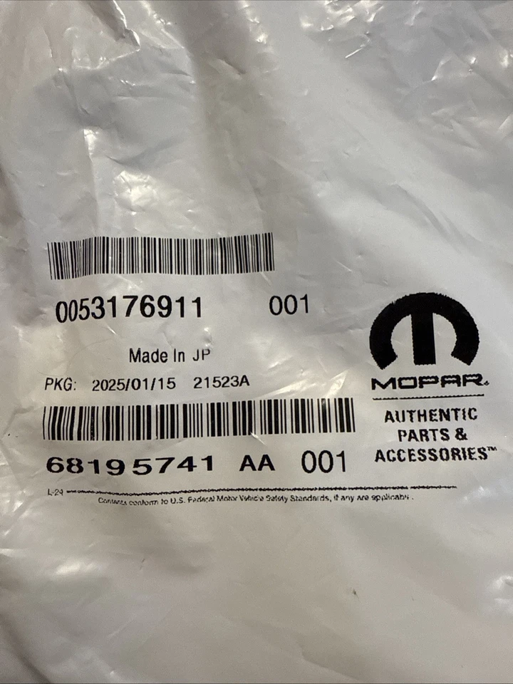 Sensor de oxígeno Mopar genuino 68195741AA 2014-2022 SENSOR DELANTERO 2,4 L OEM NUEVO Foto 1 de 4