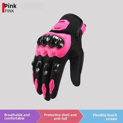 Мотоциклетные перчатки, противосадочные дорожные мотоциклетные перчатки с сенсорным экраном 3D — США - Изображение 1 из 4