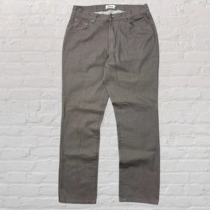 Pantalones de mezclilla Taylor Stitch Democratic pierna recta marrón hechos en EE. UU. para hombre 34x32 - Imagen 1 de 5