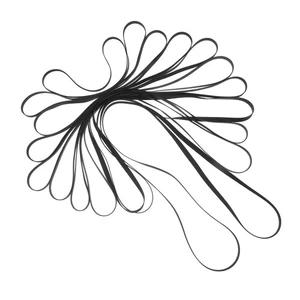 11 Stück Elastisch Flach Gummi Drehteller Riemen Verschiedene Spezifikationen Maschine - Bild 1 von 12