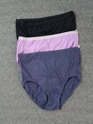 Fruit Of The Loom Juniors Women's Panties Brief Underwear High Waist 3-Pack - Image 1 of 4