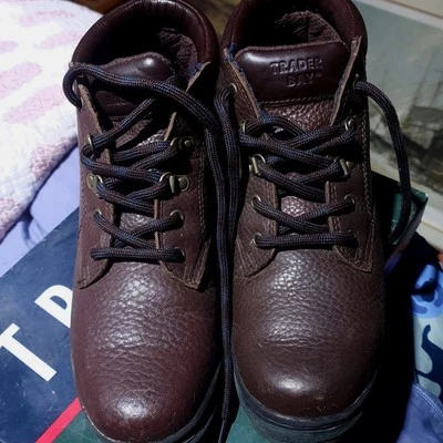 Trader Bay Womens Hiking Boot 9.5 Leather Amaretto Dark Brown 9 1/2 - Image 1 of 4
