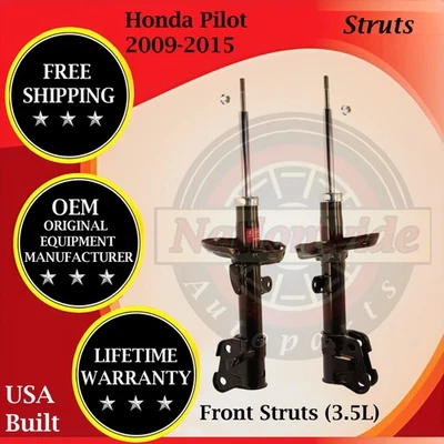 Puntales delanteros originales KYB para Honda Pilot 2009-2015 garantía de por vida Foto 1 de 4