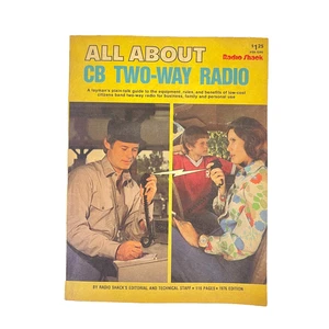 Radio Shack All About Two-Way CB Radio Vintage Pb Book 1976 Edition Realistic - Afbeelding 1 van 10