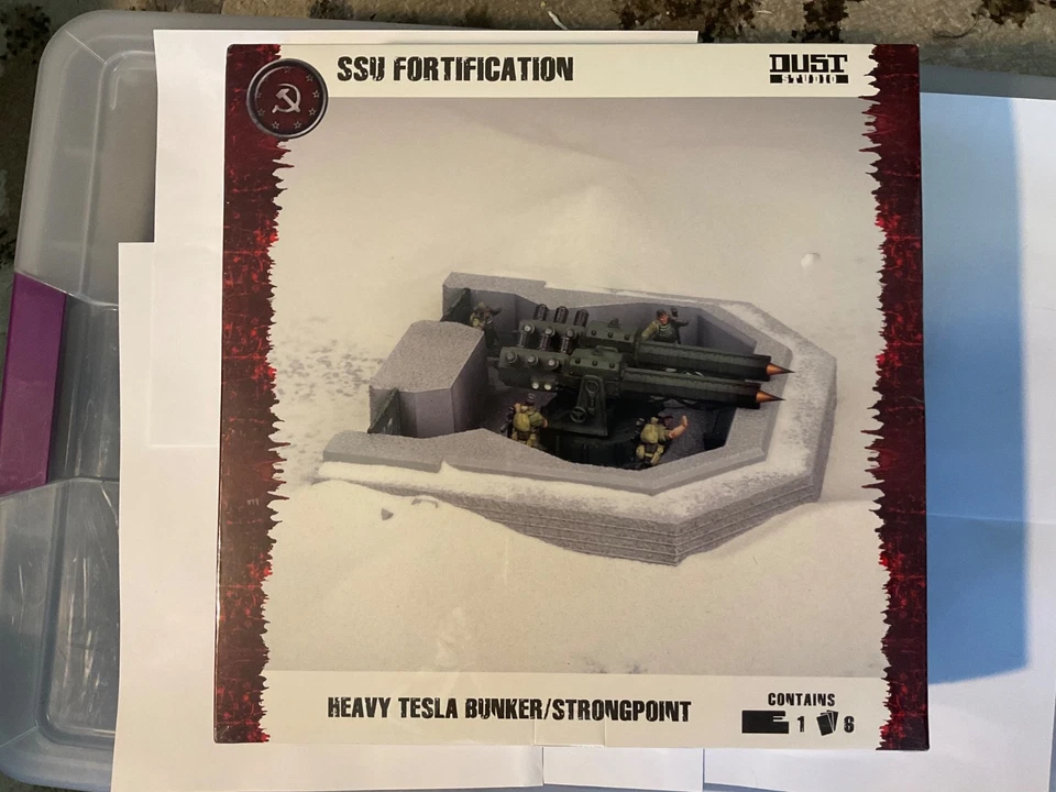 Dust Tactics SSU Tesla Bunker - OOP model - Image 1 of 1