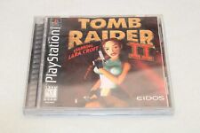 Tomb Raider II 2 (Playstation PS1) CIB Complete black label tested