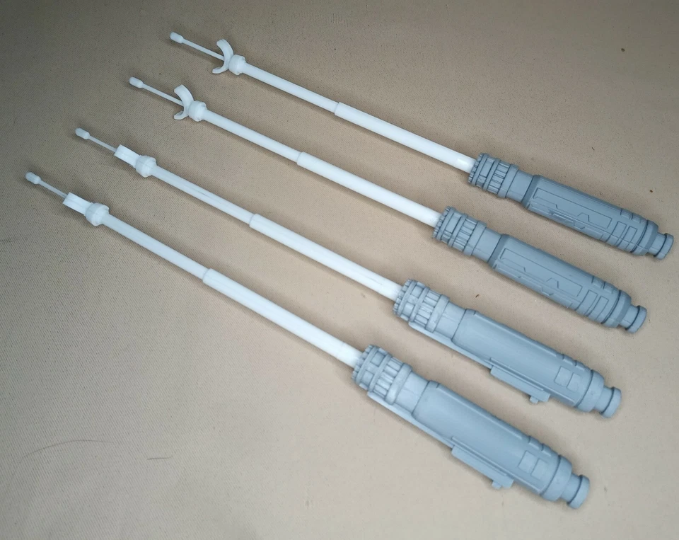Star Wars Hasbro X-Wing Parts - Replacement 11" Wing Cannons 3D Printed Set of 4 - Imagem 1 de 4