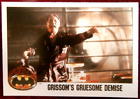 BATMAN - Card #043 - Grissom's Gruesome Demise - Topps (UK) - 1989