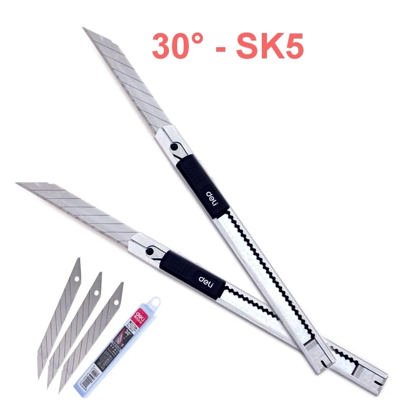 30° Grad Profi CUTTERMESSER Folienmesser 9mm Edelstahlmesser / 10 x Ersatzklinge - Bild 1 von 1